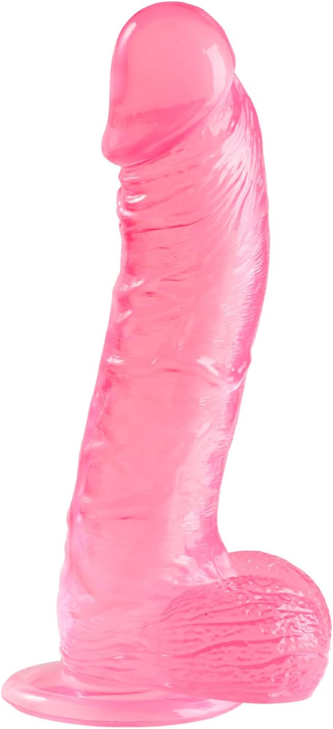 10 Inch Pink Dildo Big Dildos, Soft Realistic  Sex Toys for Women and Couple.