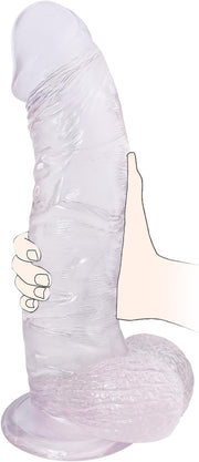 Dildo Big Dildos, Soft Realistic Huge Dildo with Strong Suction Cup for Women and Couple