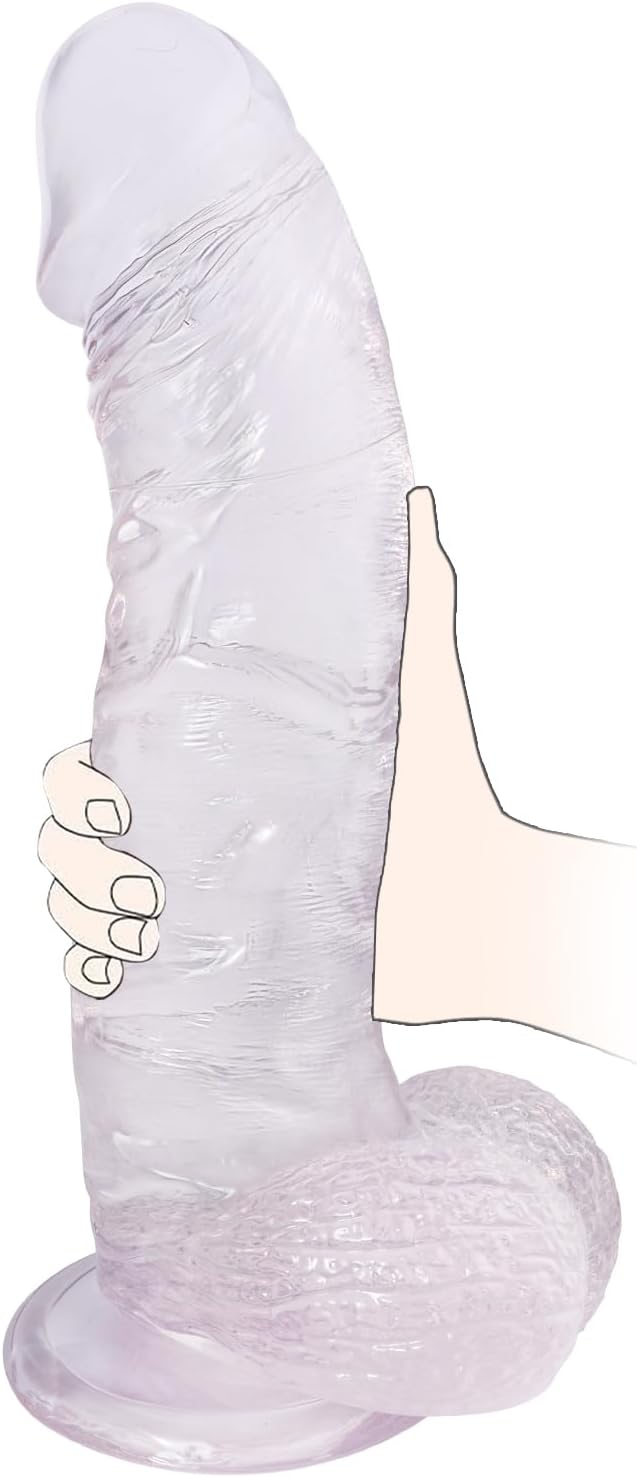 Dildo Big Dildos, Soft Realistic Huge Dildo with Strong Suction Cup for Women and Couple