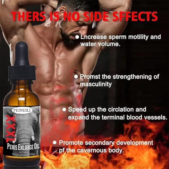 XXXL Enlarging oil, permanent Penis growth oil, Essential oil for sex.