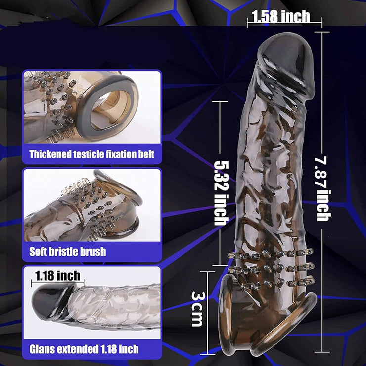 Condom Male Condom Adult Lock Crystal Case Special Design