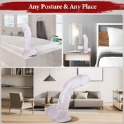 Dildo Big Dildos, Soft Realistic Huge Dildo with Strong Suction Cup for Women and Couple