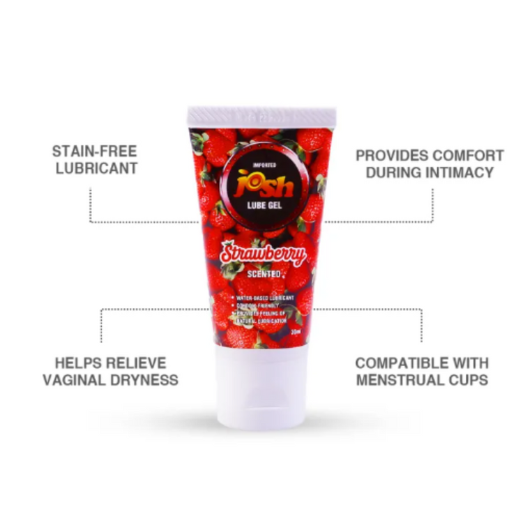 josh lube for easy application || smooth application || glide togher||