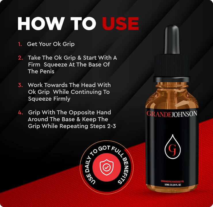 Enhancing Massage Oil - - XXXL Super Dick Growth - All Natural Penis Growth oil.