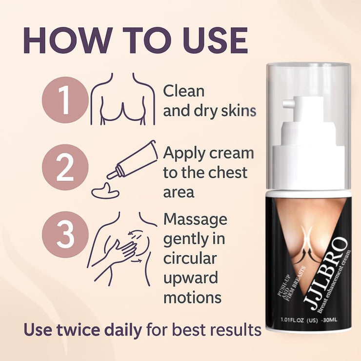 Breast Enhancement Cream for Quick Growth: Enhances, Lifts & Firms Breasts
