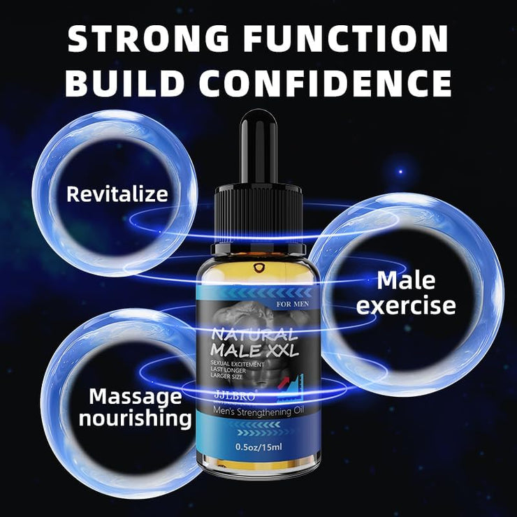 Natural Male XXL Extra Power Strength Massage Essential Oil 30 ml