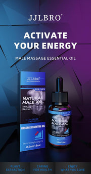 Natural Male XXL Extra Power Strength Massage Essential Oil 30 ml