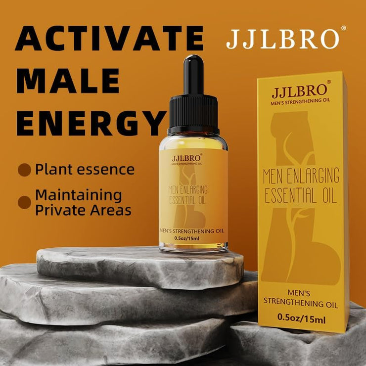 XXL Men's Enlarging Essential Oil,  Huge Enhanced Size, Thickness, Strength 30 ml