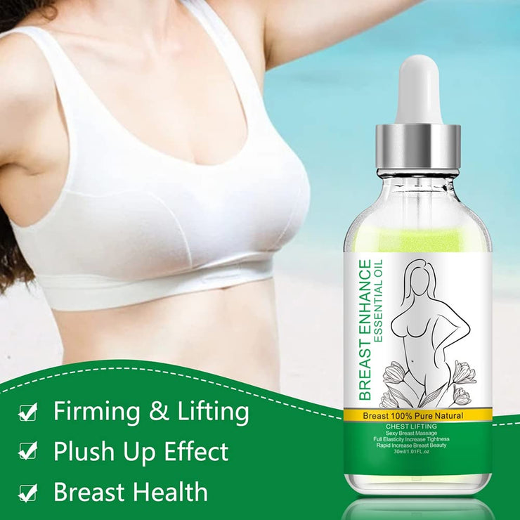 Breast Enlargement Oil - Firming & Lifting Cream for Natural Breast Growth, Perfect Curve for All Skin Types