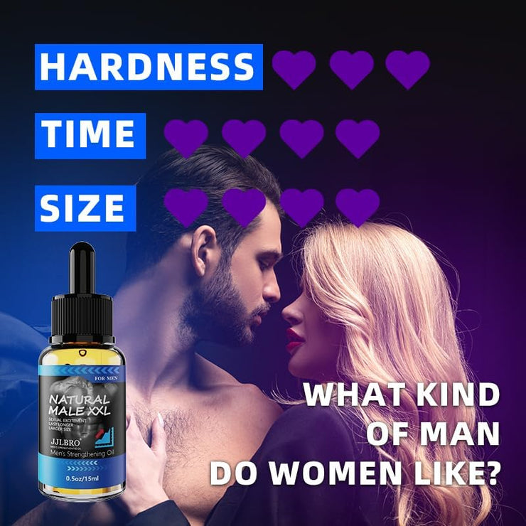 Natural Male XXL Extra Power Strength Massage Essential Oil 30 ml