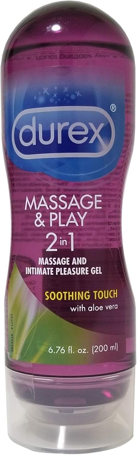 Durex Silicone Lube for Anal Sex, Couples and Personal Use, Long Lasting, 3.38 fl oz