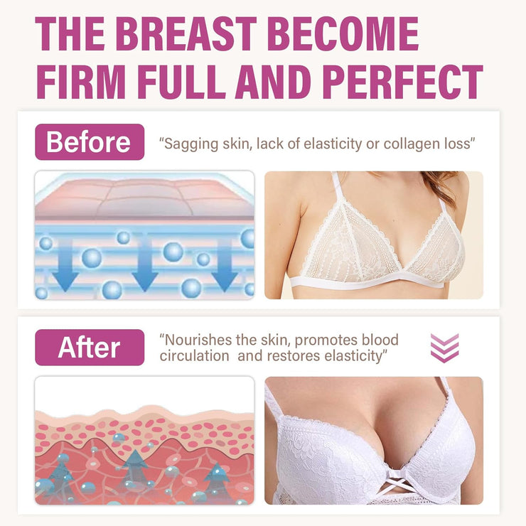 Breast Enhancement Cream - Enlarge, Firm, and Nourish for Fuller, Cream with Gentle Formula