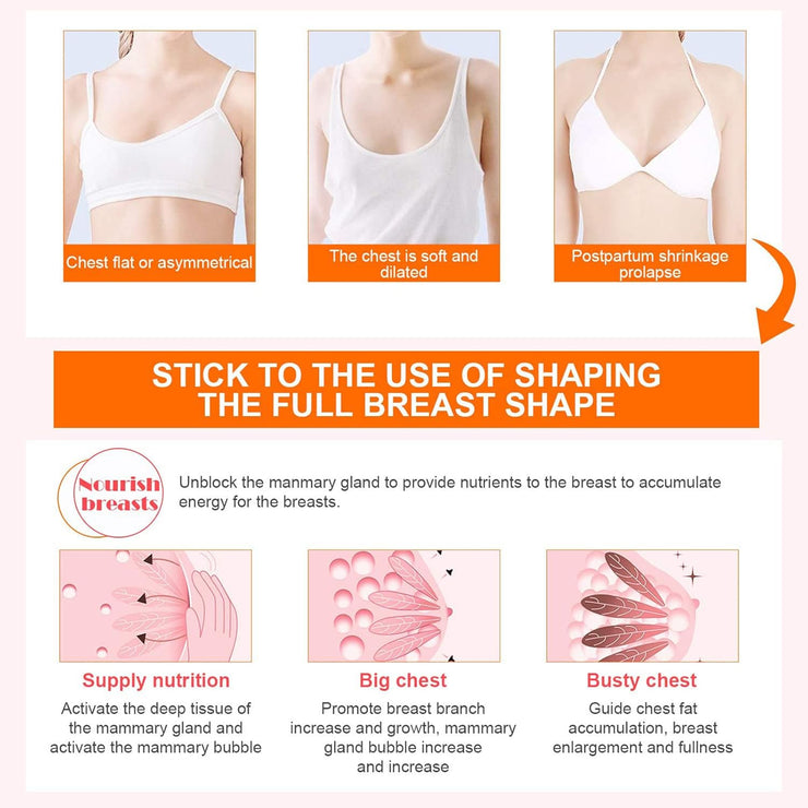 Breast Enhancement Cream, Natural Breast Enlargement Firming and Lifting Cream .