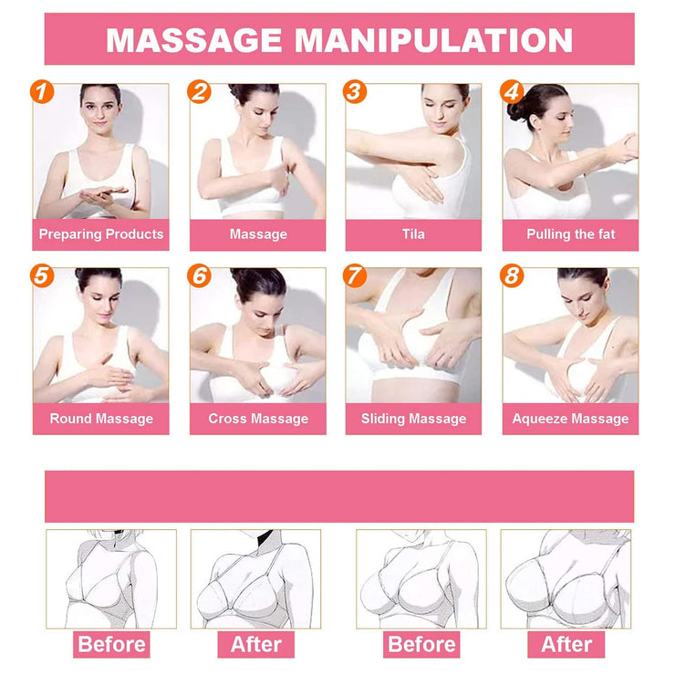 Breast Enhancement Cream, Natural Breast Enlargement Firming and Lifting Cream .