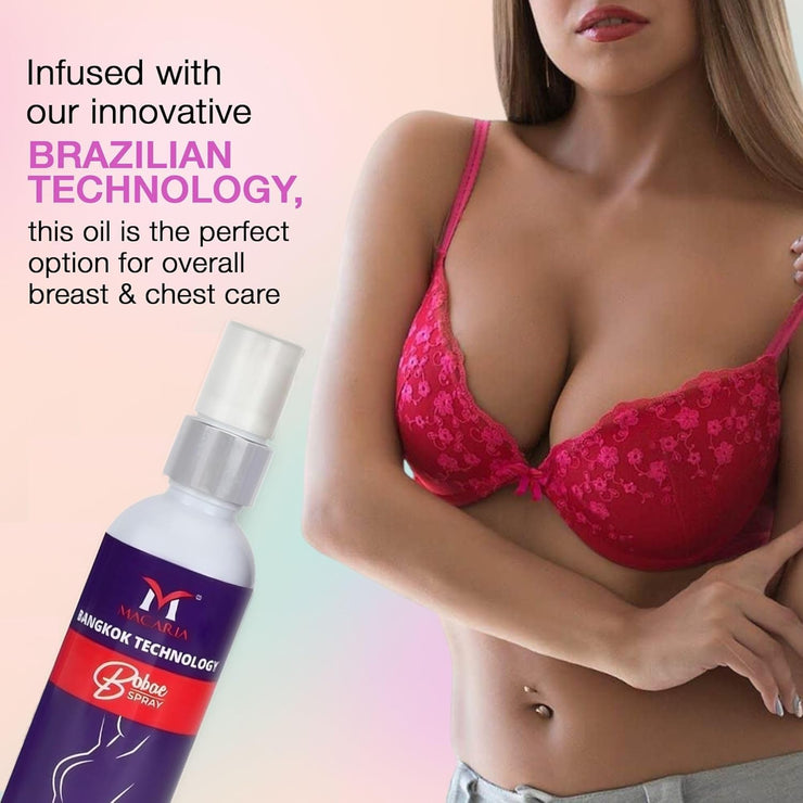 Breast Spray Oil  Bust Tightening Shape & Size up Toning Spray Oil Quick Growth