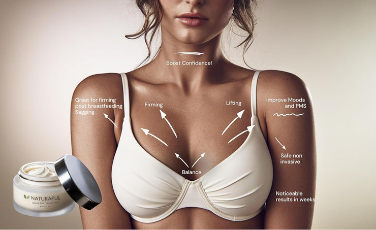 Natural Breast Enlargement, Firming and Lifting Cream 3 JAR