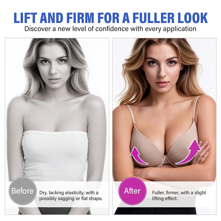 Breast Enhancement Cream, Promotes Breast Lift, Growth and Firming, Gentle Formula
