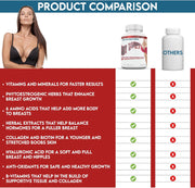 X-Large Breast Enlargement, Breast Enhancer, Bust Enhancement Pills