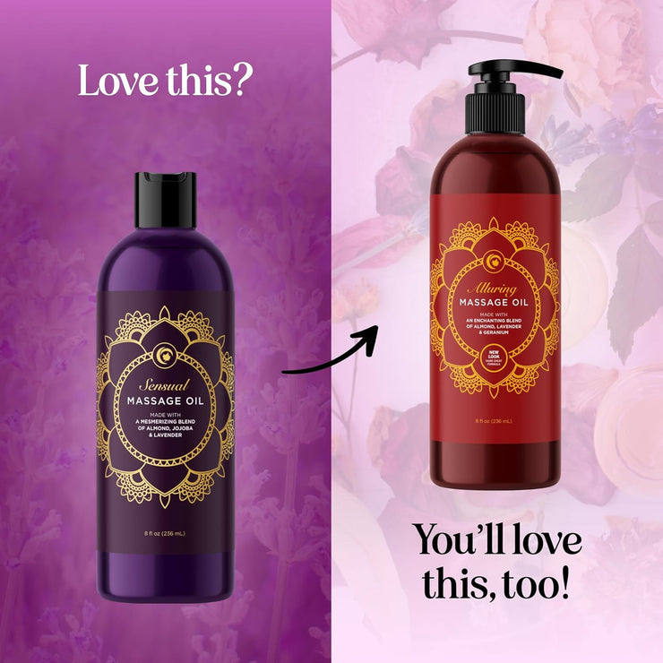 Massage Oil for Couples - Massaging Oil for Massage Therapy with Vitamin E