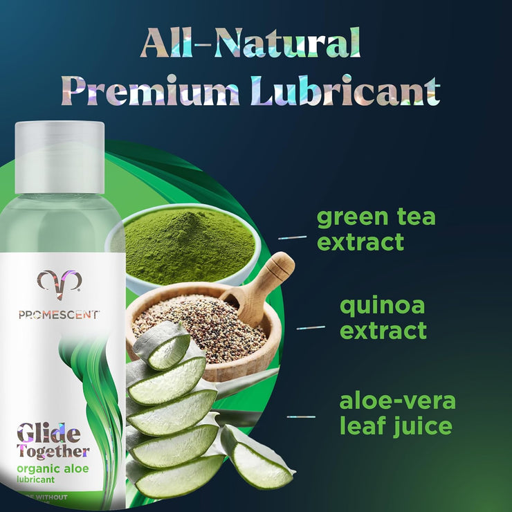 Organic Lube with Natural Ingredients, Premium Personal Lubricant for Couples.