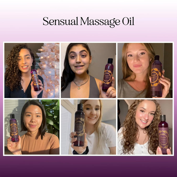 Massage Oil for Couples - Massaging Oil for Massage Therapy with Vitamin E