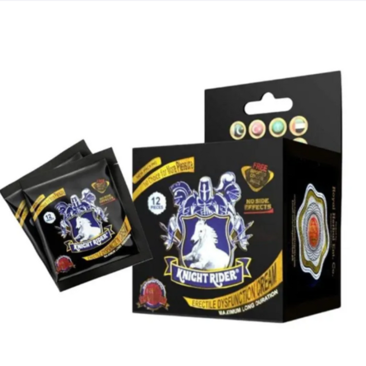Knight Rider Extra Timing Condoms - Pack of 12 | Extra Pleasure