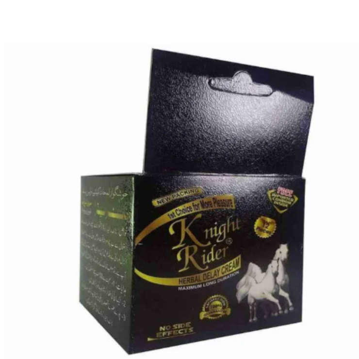 Knight Rider Pack Of 12 Extra Timing Condoms Black